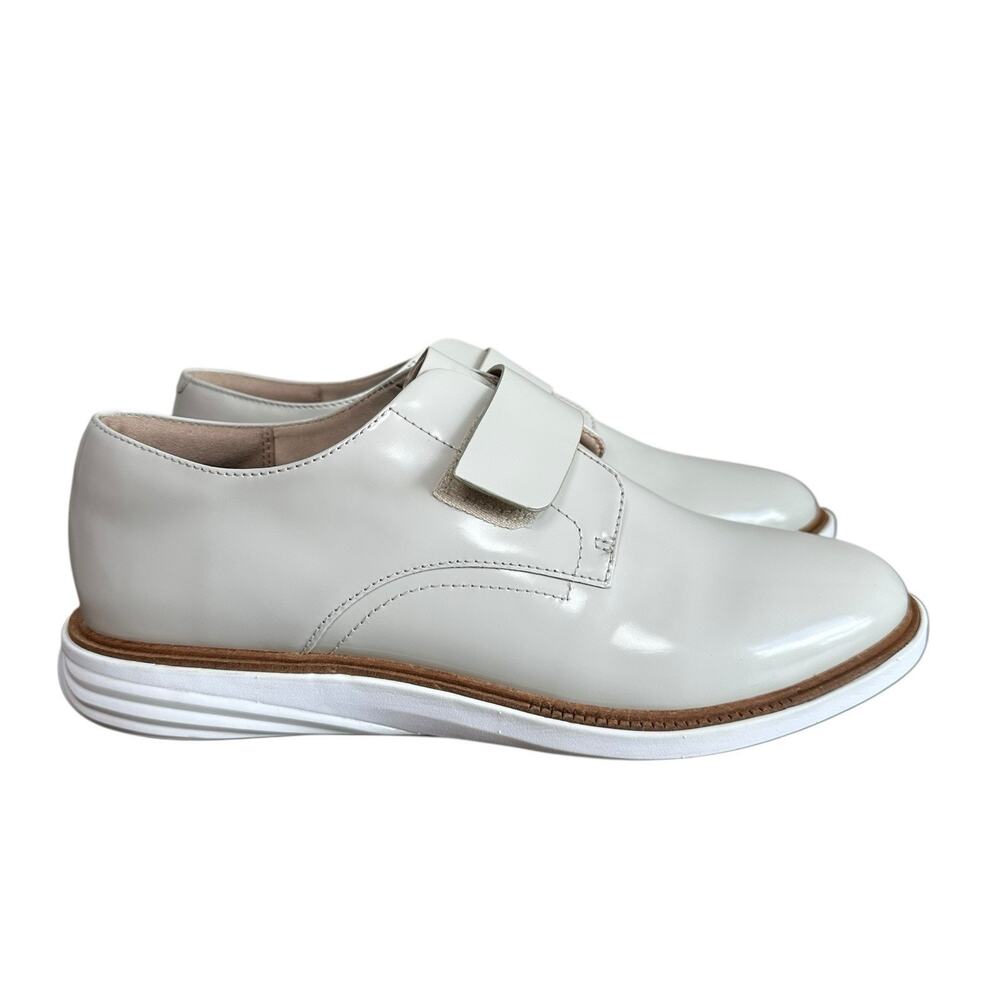 Cole Haan Women’s Grand Evolution Velox Modern Monk Loafers Optic White Size 8.5